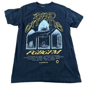 Bad Omens Band Tee Metal Finding God Song List Concert Tracklist T-Shirt M Black